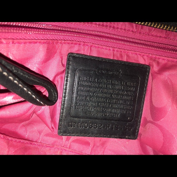 Beautiful Black Leather Coach Purse! - Picture 3 of 6